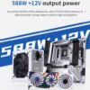 Segotep AN650W 650W 80 PLUS White NonModular ATX PSU